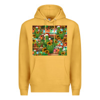 Mustard feliz navidad merry christmas cactus tumbler Premium Hoodie - Jasminsmagicworld