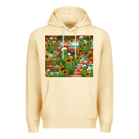 Pina Colada feliz navidad merry christmas cactus tumbler Premium Hoodie - Jasminsmagicworld