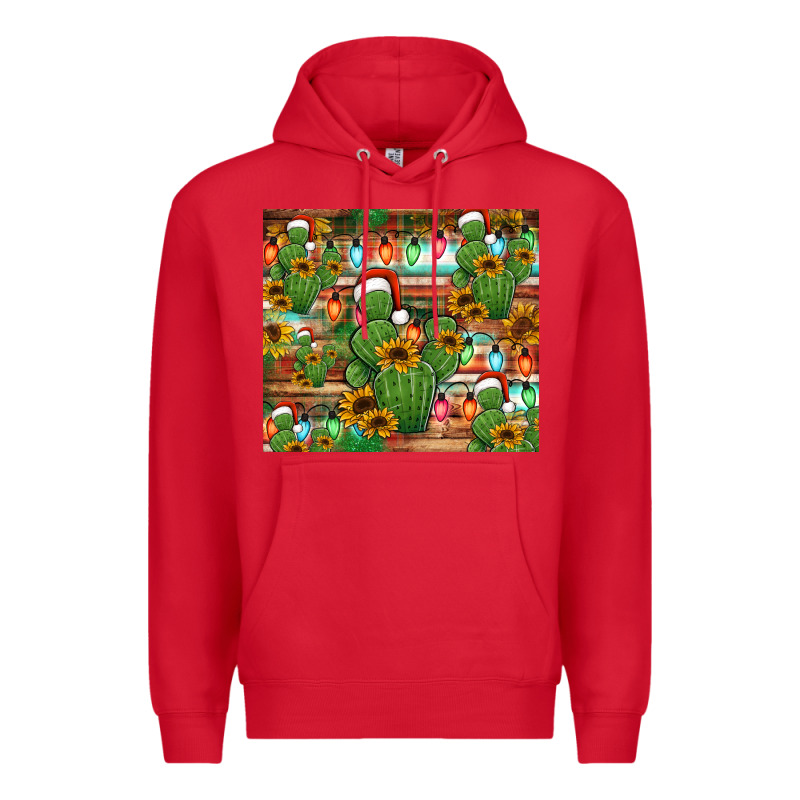 Feliz Navidad Merry Christmas Cactus Tumbler Premium Hoodie by Jasminsmagicworld | Teevron