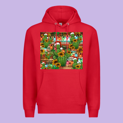 Feliz Navidad Merry Christmas Cactus Tumbler Premium Hoodie Designed By Jasminsmagicworld