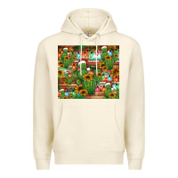 Sandshell feliz navidad merry christmas cactus tumbler Premium Hoodie - Jasminsmagicworld