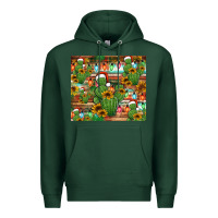 Sports Green feliz navidad merry christmas cactus tumbler Premium Hoodie - Jasminsmagicworld