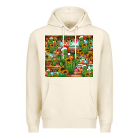 Tofu feliz navidad merry christmas cactus tumbler Premium Hoodie - Jasminsmagicworld