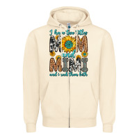 Sandshell i have two titles mom and mimi and i rock them bot Zipper Hoodie - Zillion Design Studio