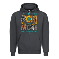 Smoke i have two titles mom and mimi and i rock them bot Zipper Hoodie - Zillion Design Studio