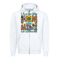 White i have two titles mom and mimi and i rock them bot Zipper Hoodie - Zillion Design Studio
