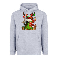 Heather Grey christmas afro gnomes Heavyweight Hoodie - FaDigitalArtStudio