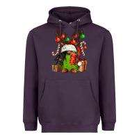 Plum christmas afro gnomes Heavyweight Hoodie - FaDigitalArtStudio