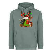 Sage christmas afro gnomes Heavyweight Hoodie - FaDigitalArtStudio
