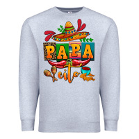 Heather Grey papa cito cinco de mayo Premium Sweatshirt - AdoDesignShop