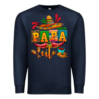Navy papa cito cinco de mayo Premium Sweatshirt - AdoDesignShop