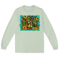 Matcha cactus christmas Long Sleeve Tee - BarkalooDesign