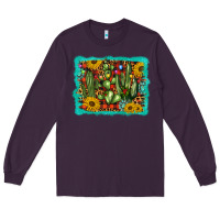 Plum cactus christmas Long Sleeve Tee - BarkalooDesign