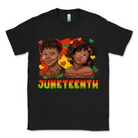 Black juneteenth with afro black kids Classic Tee - texasbilliewilder