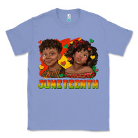 Colony Blue juneteenth with afro black kids Classic Tee - texasbilliewilder