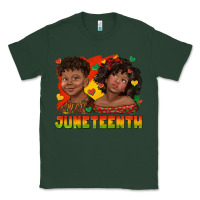 Sports Green juneteenth with afro black kids Classic Tee - texasbilliewilder