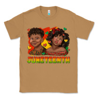 Toasted Coconut juneteenth with afro black kids Classic Tee - texasbilliewilder