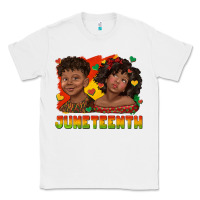 White juneteenth with afro black kids Classic Tee - texasbilliewilder