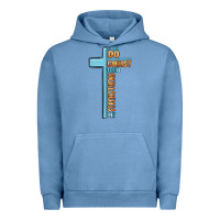 Pigment Pebble Blue i can do all things through christ who strengthens Urban Hoodie - MaliasSmallBusiness