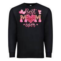 Black best mom ever mother's day Premium Sweatshirt - JahusDesignShop
