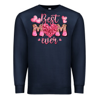 Navy best mom ever mother's day Premium Sweatshirt - JahusDesignShop
