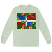 Matcha dominican republic Long Sleeve Tee - RanaPortraitStore