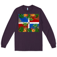 Plum dominican republic Long Sleeve Tee - RanaPortraitStore