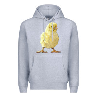 Heather Grey Chick Premium Hoodie - LillyAllenDesigns