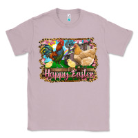 Lilac happy easter rooster chicken and chick Classic Tee - RanaPortraitStore