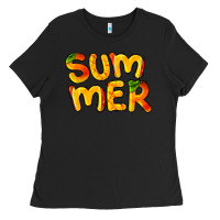 Black summer mango Ladies Tee - BarkalooDesign