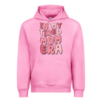 Fuchsia Pink in my tired mom era Urban Hoodie - MaliasSmallBusiness