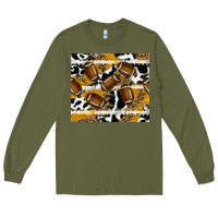 Army Green football Long Sleeve Tee - RanaPortraitStore