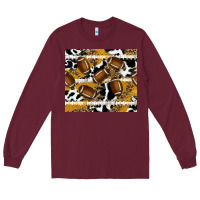 Burgundy football Long Sleeve Tee - RanaPortraitStore