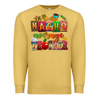 Antique Gold nacho average teacher Premium Sweatshirt - AdoDesignShop