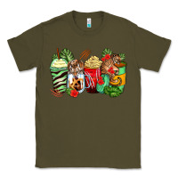 Army Green tiger coffee cups Classic Tee - Zillion Design Studio