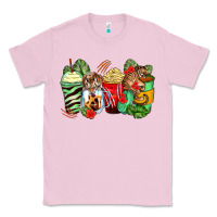 Bubblegum Pink tiger coffee cups Classic Tee - Zillion Design Studio