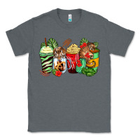 Charcoal Heather tiger coffee cups Classic Tee - Zillion Design Studio