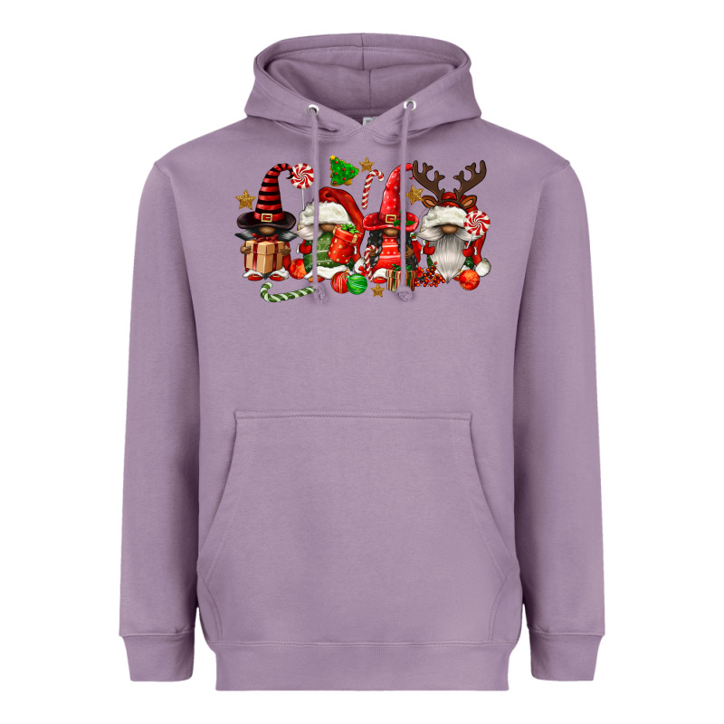 Christmas Afro Gnomies Heavyweight Hoodie by FaDigitalArtStudio | Teevron