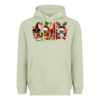Matcha christmas afro gnomies Heavyweight Hoodie - FaDigitalArtStudio