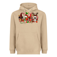 Mushroom christmas afro gnomies Heavyweight Hoodie - FaDigitalArtStudio