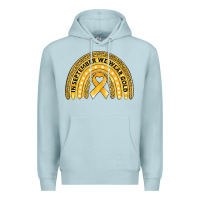 Blue Mist Childhood cancer awareness rainbow Premium Hoodie - Jasminsmagicworld
