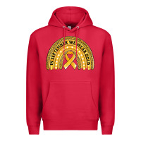 Cardinal Childhood cancer awareness rainbow Premium Hoodie - Jasminsmagicworld