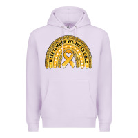 Lilac Childhood cancer awareness rainbow Premium Hoodie - Jasminsmagicworld