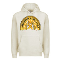 Oatmeal Heather Childhood cancer awareness rainbow Premium Hoodie - Jasminsmagicworld