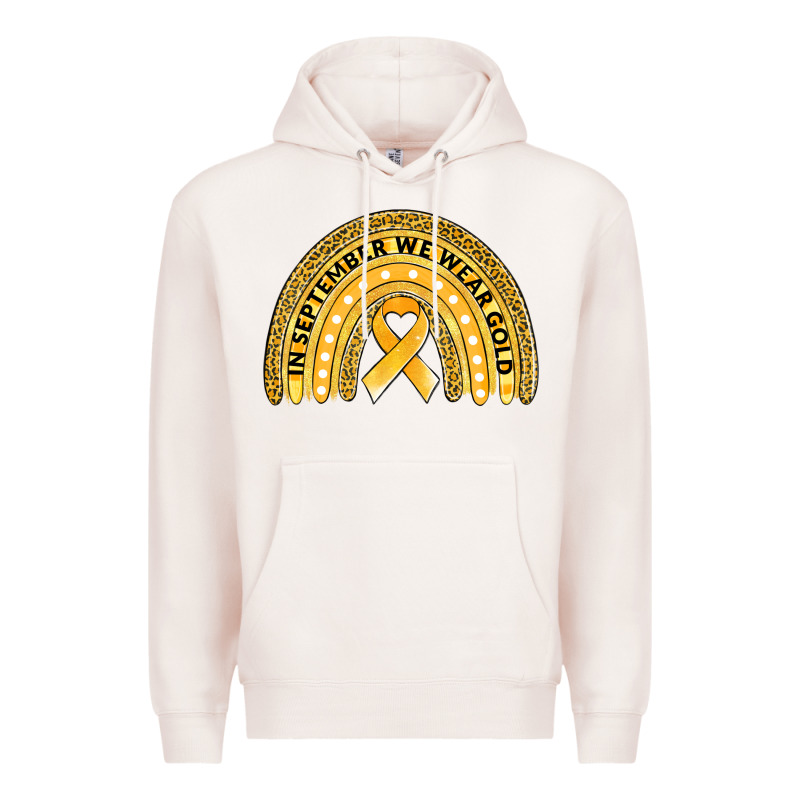 Childhood Cancer Awareness Rainbow Premium Hoodie by Jasminsmagicworld | Teevron