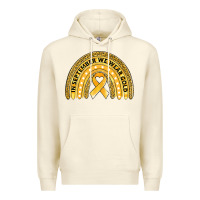 Sandshell Childhood cancer awareness rainbow Premium Hoodie - Jasminsmagicworld