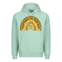 Seafoam Childhood cancer awareness rainbow Premium Hoodie - Jasminsmagicworld