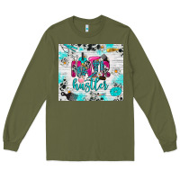 Army Green hair hustler Long Sleeve Tee - RanaPortraitStore