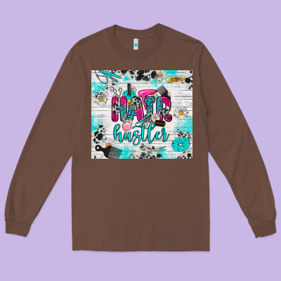 Long Sleeve Tee hair hustler