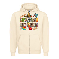 Sandshell spanish teacher Zipper Hoodie - texasbilliewilder
